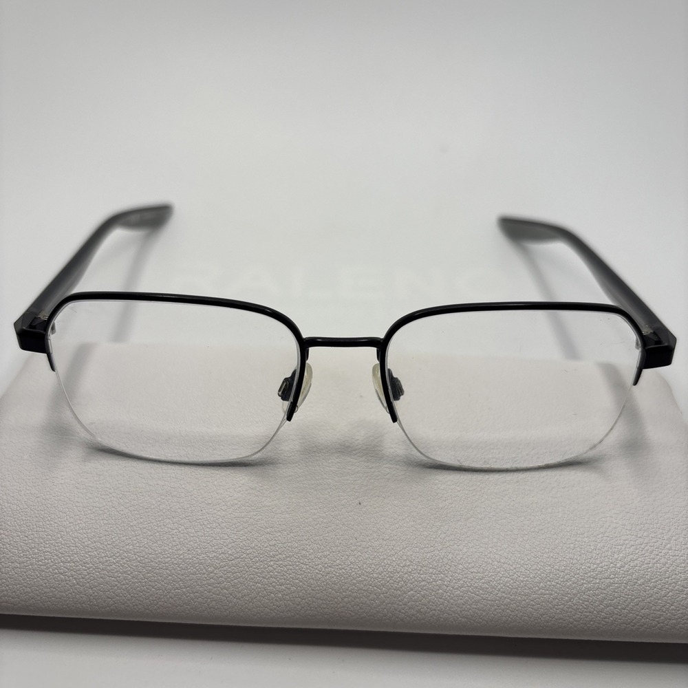 Nike 8152 002 Satin Black Semi Rimless Authentic Eyeglass Frames 52-17-140 #C246
